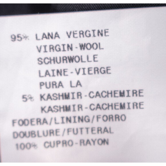 Emporio Armani Solid Gray 3-Button Sport Coat Suit Jacket Blazer Sz 42L Wool EUC - Picture 12 of 15